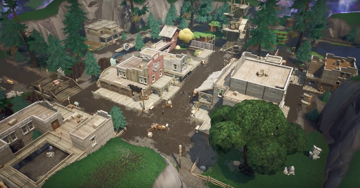 Fortnite: Како да се изгради во Tilted Town 2