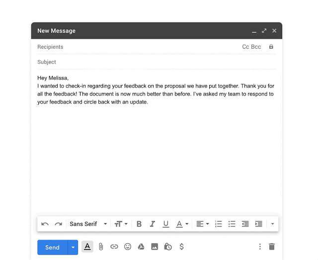 Gmail akan segera memberi tahu Anda betapa buruknya tata bahasa Anda 1