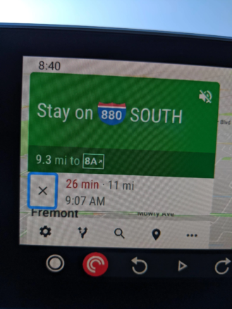 Google Maps trong Android Auto thêm một loạt các nút hữu ích mới 1