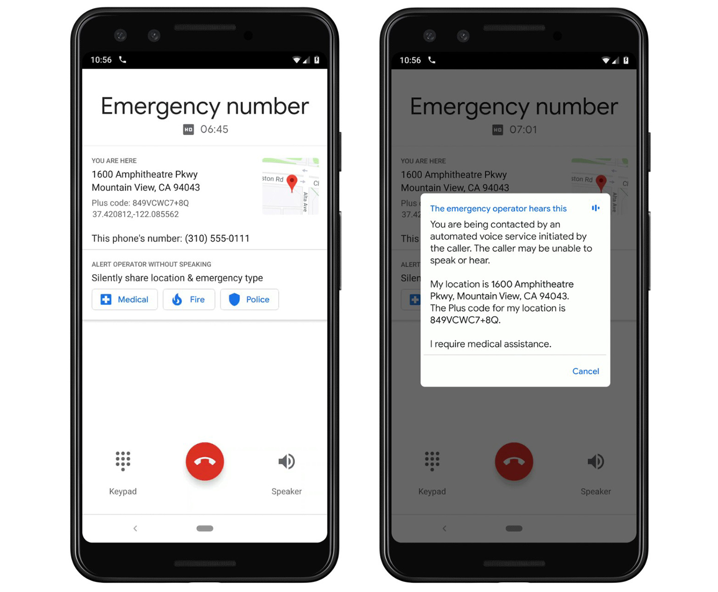 Google akan meluncurkan layanan suara otomatis untuk panggilan darurat pada ponsel Android tertentu