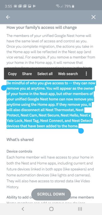 Google sekarang akan membiarkan anggota rumah tangga mana pun menghapus Anda dari akun Nest Anda sendiri 1