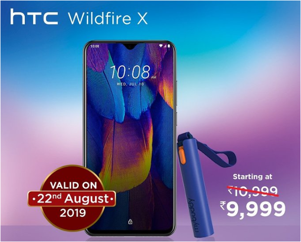 HTC Wildfire X mulai dijual di India hari ini secara eksklusif di Flipkart