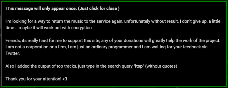HTTPS Interception “Breaks” Slider Music Search Engine 1