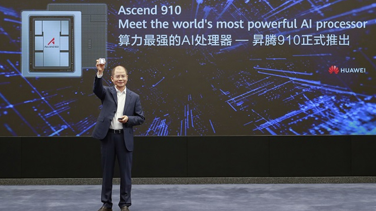 أطلقت Huawei شريحة Ascend 910 وإطار الحوسبة MindSpore 1