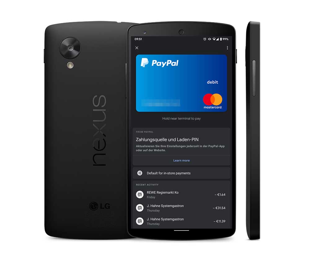 Ini adalah bagaimana mode gelap terlihat di Google Pay