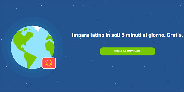 Belajar bahasa Latin dengan Duolingo