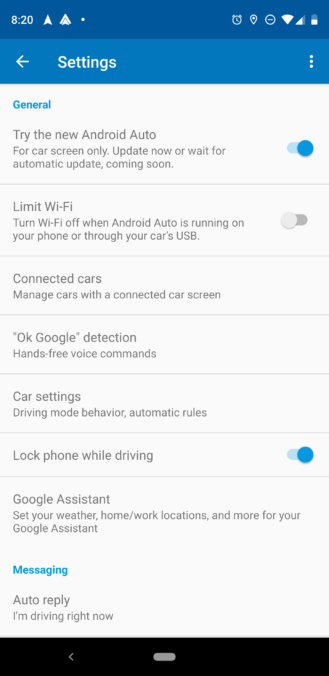 Mẹo: Nếu bạn chưa có Android Auto mới, hãy kiểm tra cài đặt ứng dụng của bạn 1