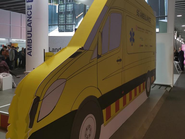 MWC 2019: ambulans 5G Barcelona