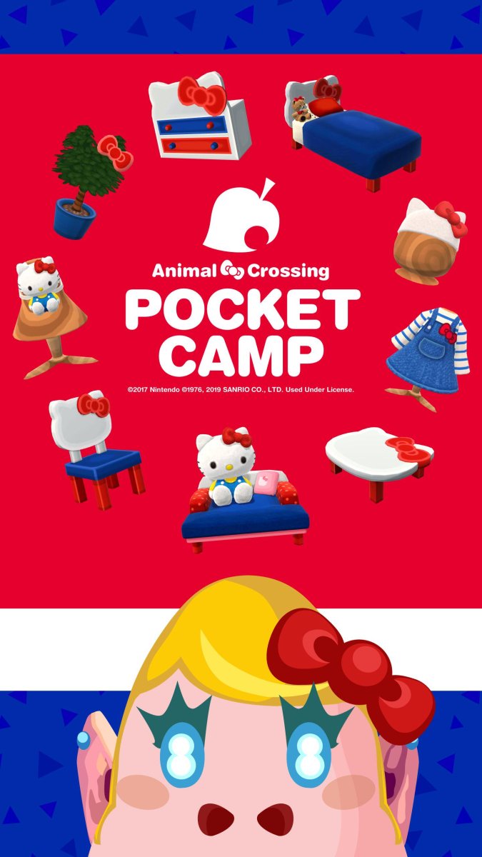 Nintendo membuat empat wallpaper Sanrio dari Animal Crossing: Pocket Camp