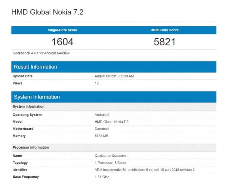 Nokia 7.2 - Nokia 7.2 Untuk Fitur 6GB RAM, Snapdragon 710, 48 Megapixel Camera