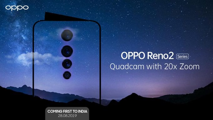 Oppo Reno 2 akan datang dengan kamera belakang quad menurut renders