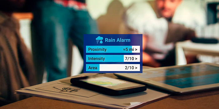 Rain Alarm, terima peringatan saat hujan di daerah Anda dengan aplikasi ini