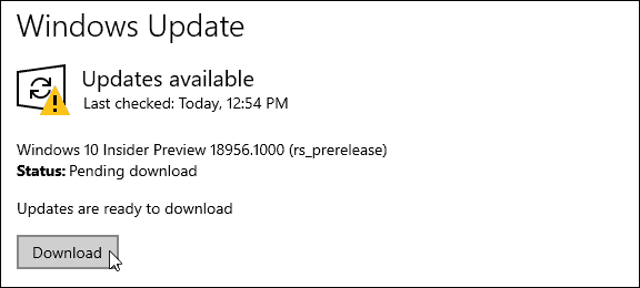 Rilis Microsoft Windows 10 20H1 Pratinjau Build 18956 1