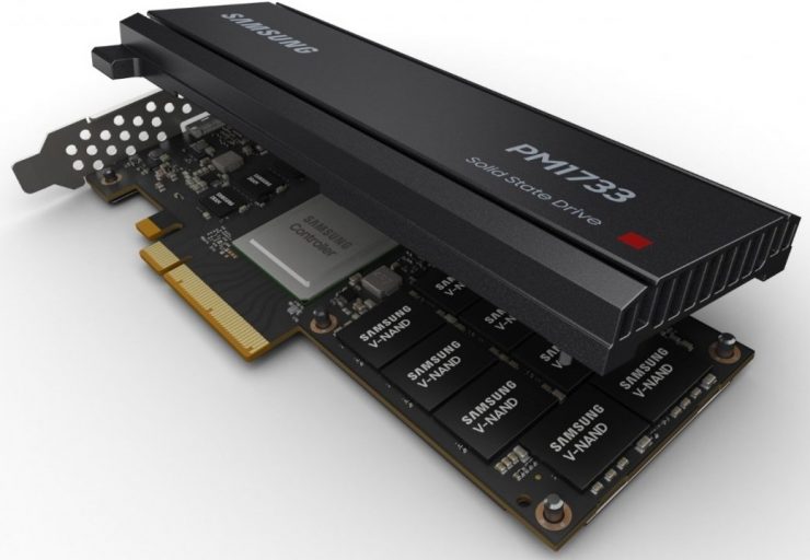SSD PCI-Express 4.0 hingga 30 TB @ 8000 MB / s 1