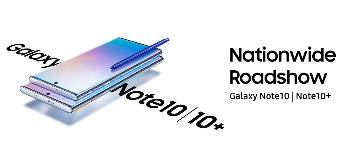 Samsung Galaxy Note 10 Roadshow Menawarkan RM 1000 Rebate, Gratis Galaxy Tonton Aktif dan Lainnya