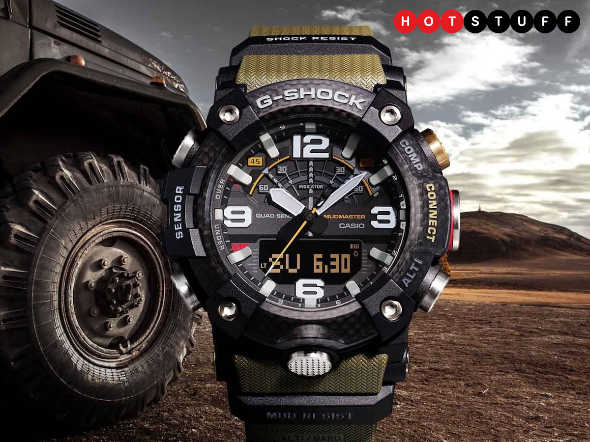 Jam tangan pintar Casio G-Shock yang tahan lumpur tidak ada gunanya
