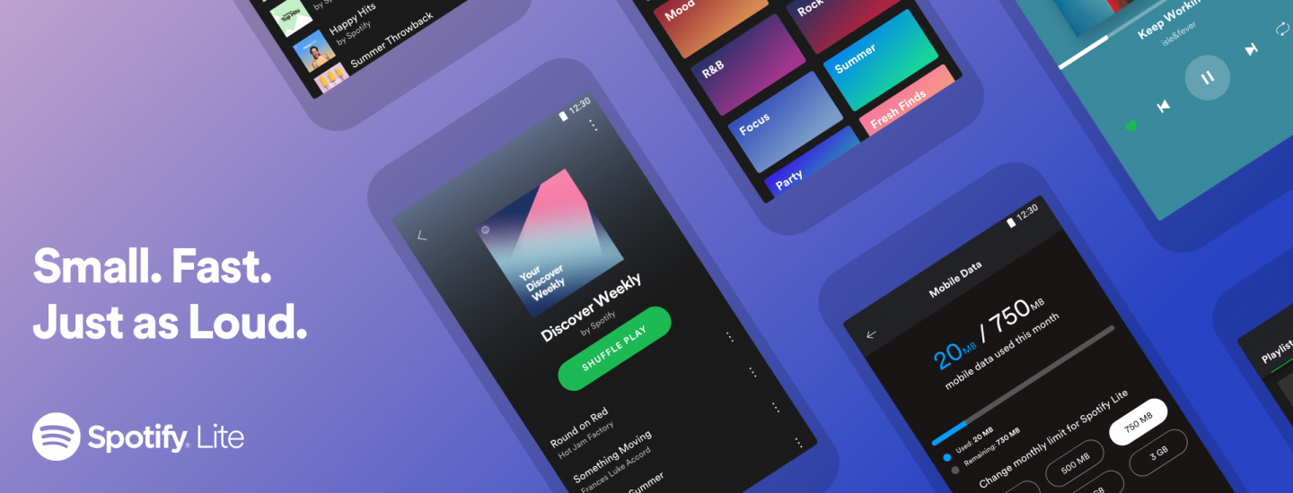 Spotify memperkenalkan Lite, versi Android-nya yang hanya 10 MB