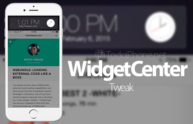 Tambahkan widget ke tampilan Easy reach atau Reachability dari iPhone 2