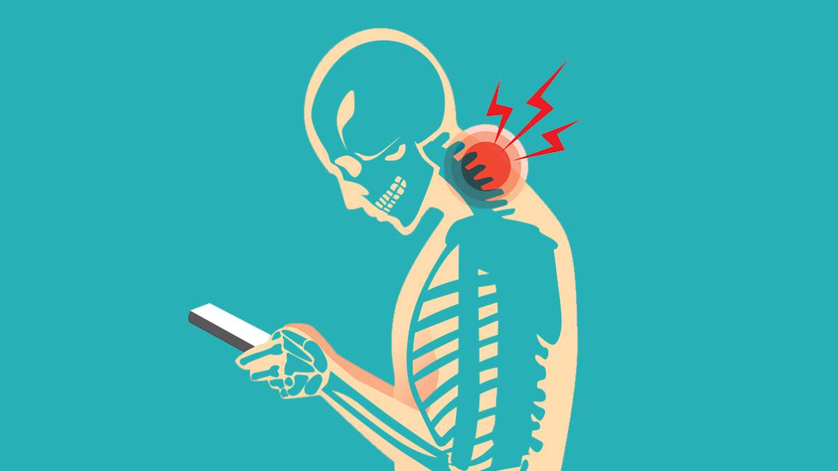 Teks Leher, aplikasi untuk mencegah cedera leher menggunakan ponsel