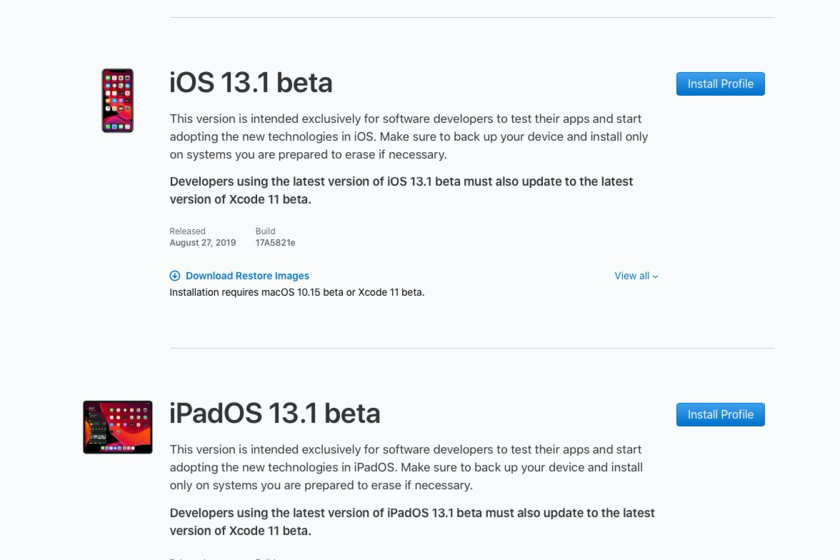 Tidak, ini bukan kesalahan: Apple meluncurkan beta pertama iOS dan iPadOS 13.1