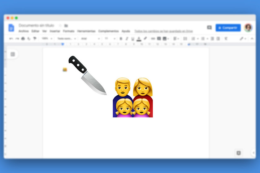Twitter temukan kengeriannya: di Google Documents, Anda dapat membunuh anggota keluarga emoji ini satu per satu