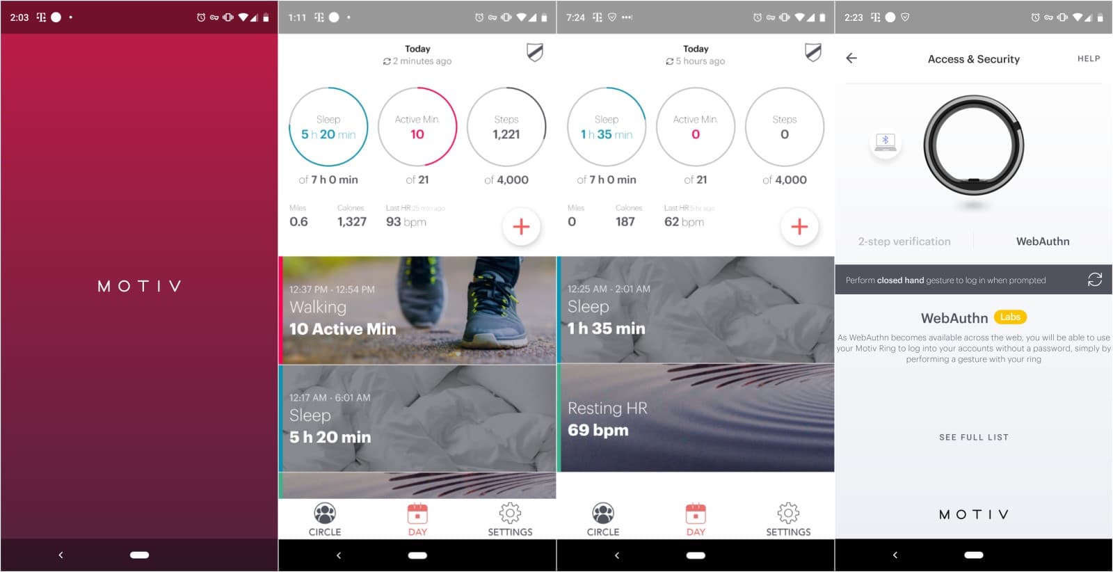 tangkapan layar motivasi aplikasi pelacak kebugaran
