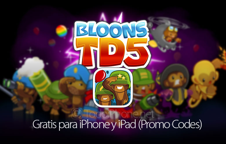 Unduh gim Bloons TD 5 secara gratis dengan iPhone dan iPad dengan Kode Promo ini 2