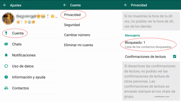 WhatsApp le permite recordar contactos que están bloqueados por su cuenta