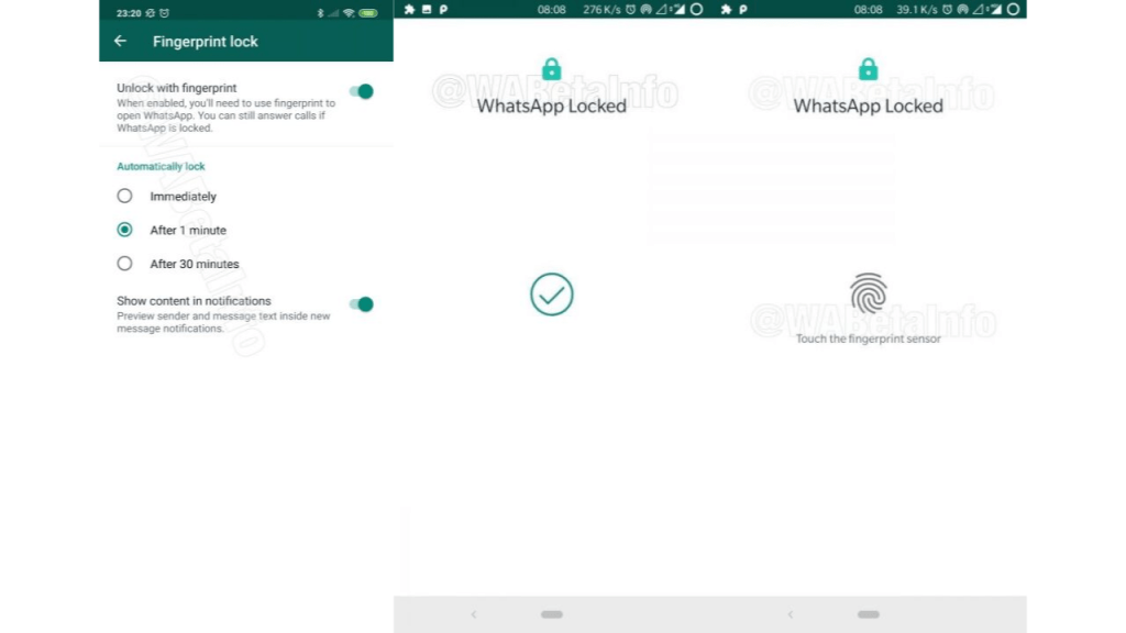 WhatsApp untuk Android untuk segera mendapatkan fitur Kunci Sidik Jari, sekarang tersedia dalam Beta 1