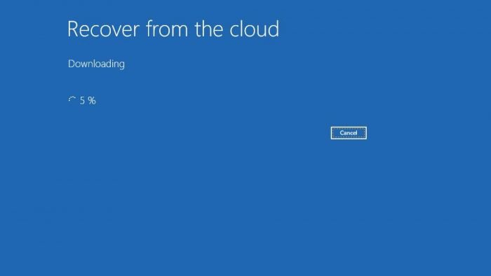 Windows 10 dan Cloud Download