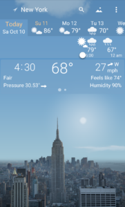 YoWindow adalah Aplikasi & Widget Cuaca Yang Indah - Application Gratuite 5