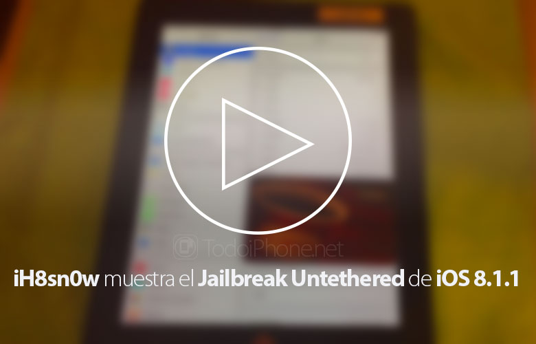 iH8sn0w menunjukkan iOS 8.1.1 Untethered Jailbreak 2