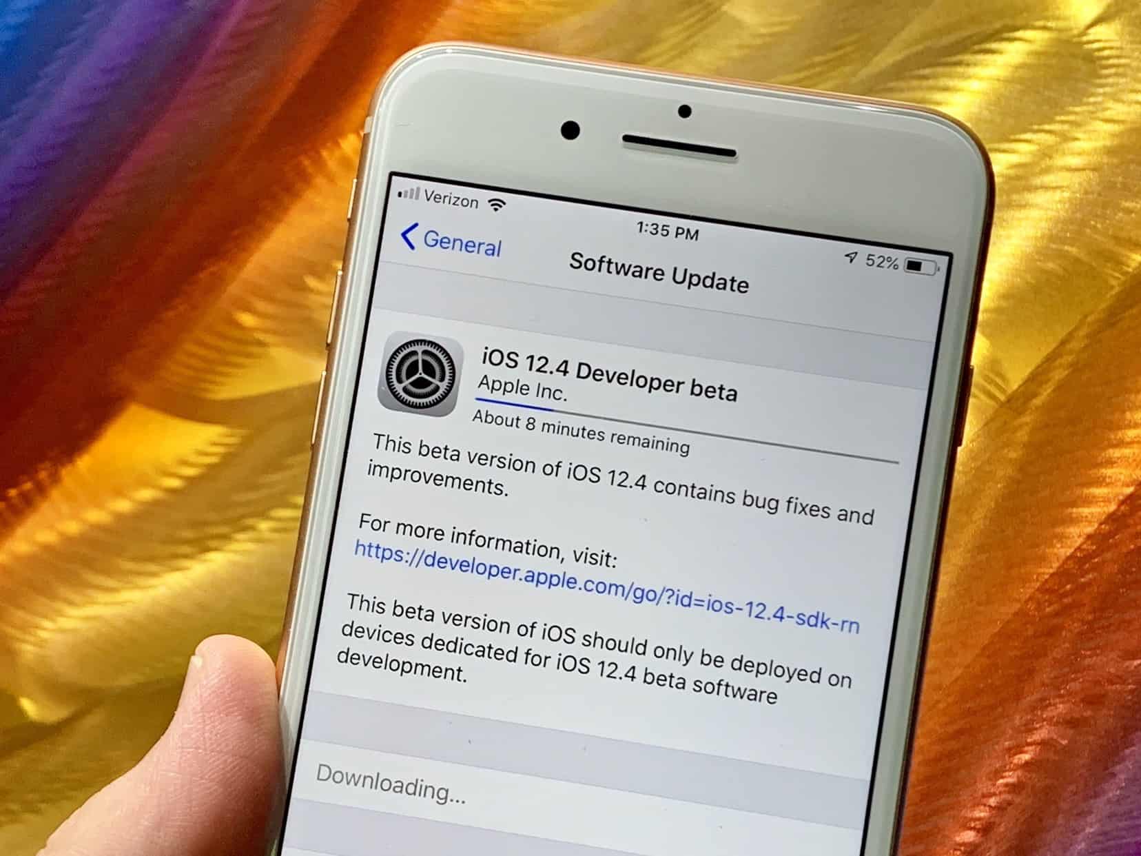 iOS 12.4 Released iOS 12.3