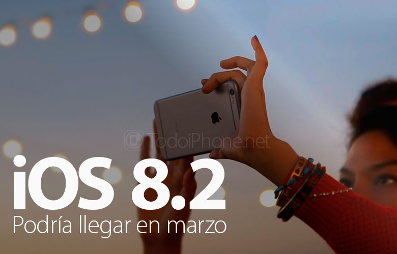 iOS 8.2 para el iPhone puede llegar el próximo mes de marzo 2