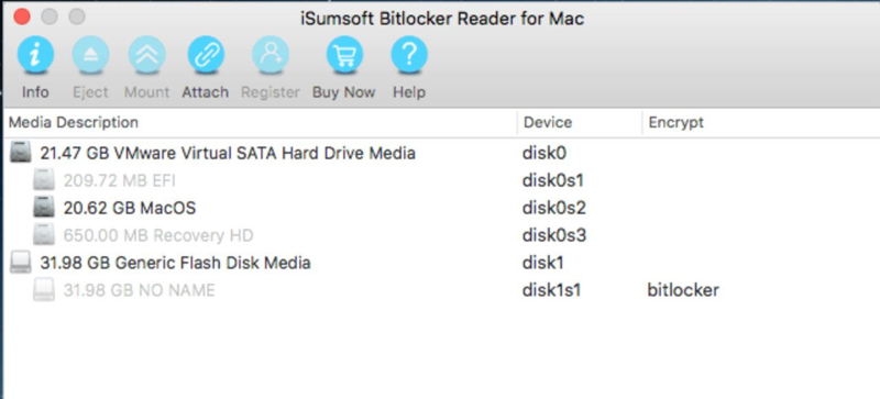 iSumsoft BitLocker Reader untuk Mac Review