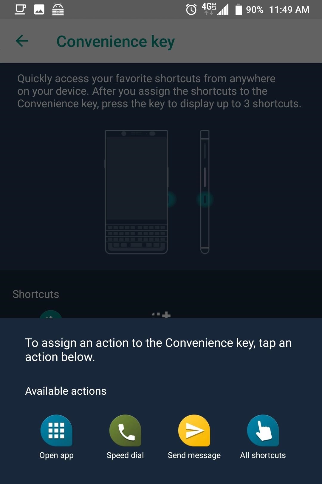 Buat BlackBerry KEY2's Launch Key Meluncurkan Aplikasi Berbeda Berdasarkan Lokasi Anda