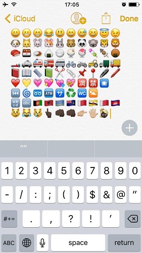 Apple 8 Emoji Keyboard