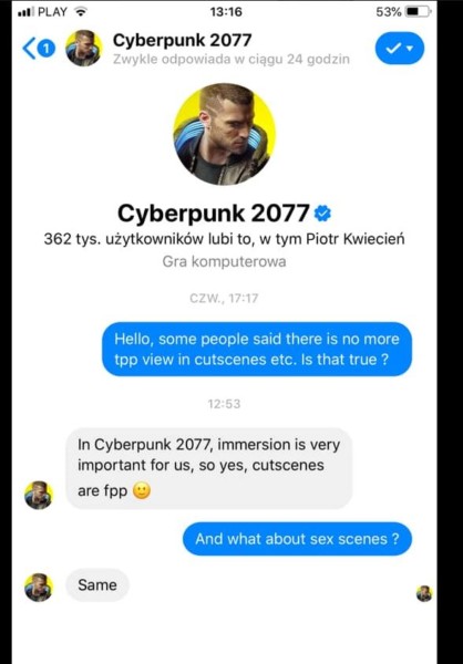 Cyberpunk 2077 Dilaporkan Memotong Cutscenes Orang Ketiga dan Konten Terkait 1