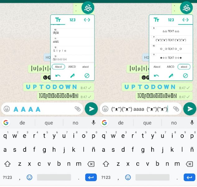 Ubah font Whatsapp