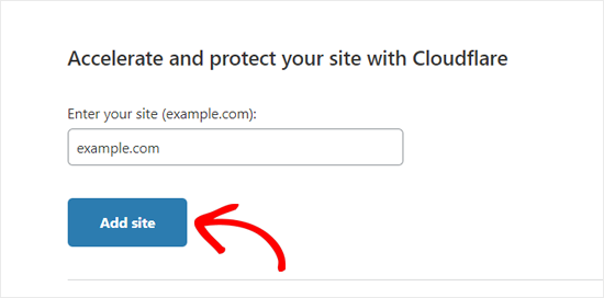 Tambahkan Situs ke Cloudflare