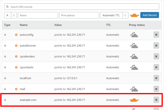Verifikasi Catatan DNS untuk Mengatur Cloudflare