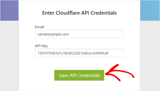 Simpan Cloudflare Kredensial API di WordPress