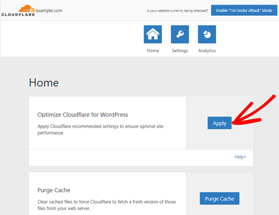 Optimalkan Cloudflare untuk WordPress
