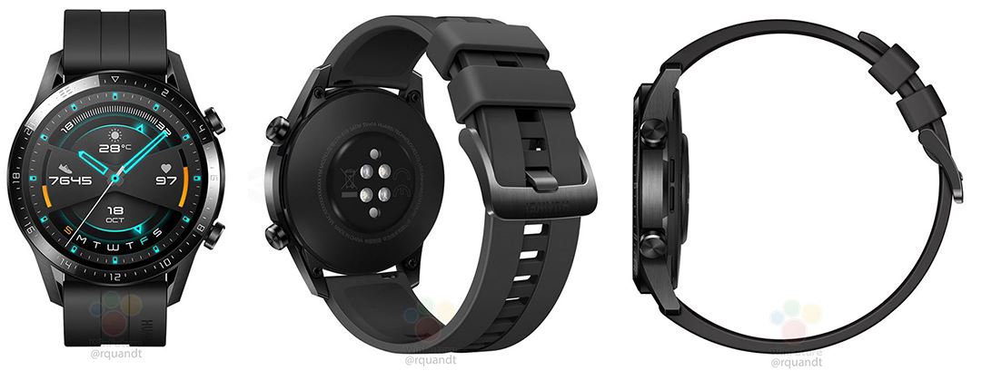 Kebocoran Huawei Watch GT 2 mengungkapkan informasi desain dan spesifikasi, akan segera diluncurkan 2