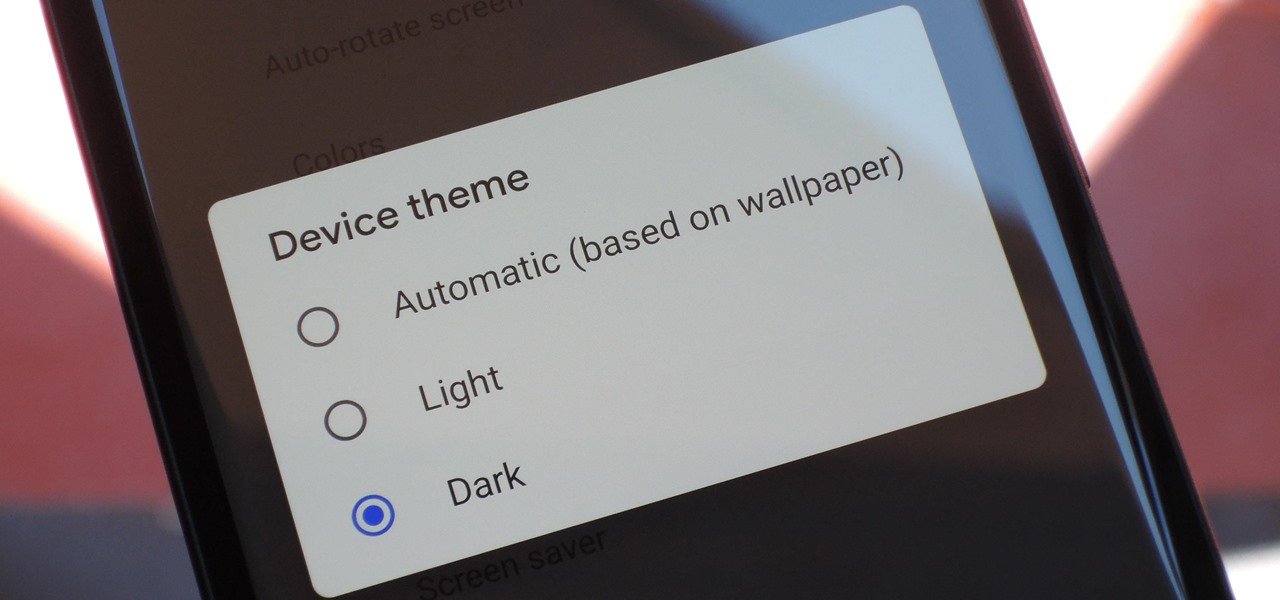 Enable Android 9.0 Pie's New Manual Dark Theme on Your Google Pixel