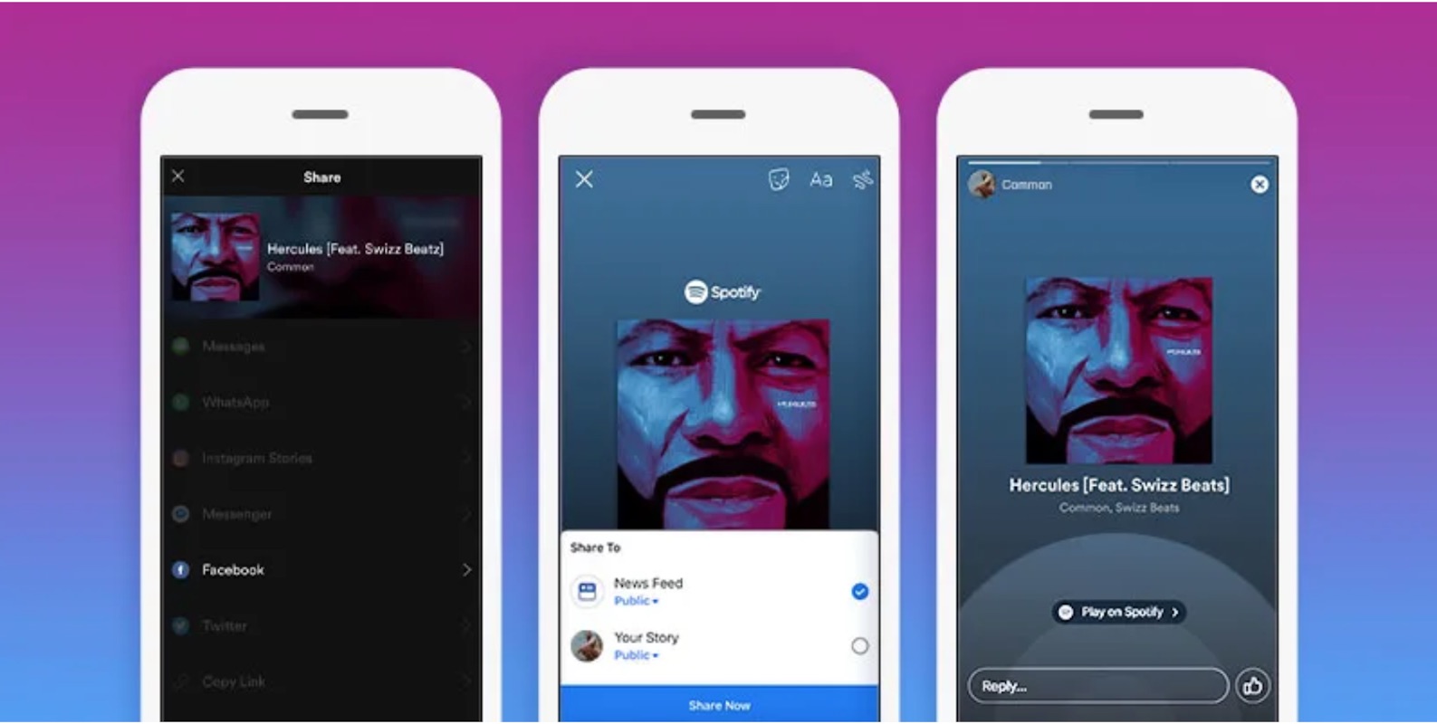 Spotify sekarang memungkinkan Anda berbagi musik Facebook Cerita (lagi)