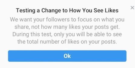  Instagram telah menghapus hitungan 'suka' dari pos sebagai bagian dari percobaan yang dimulai di Australia hari ini