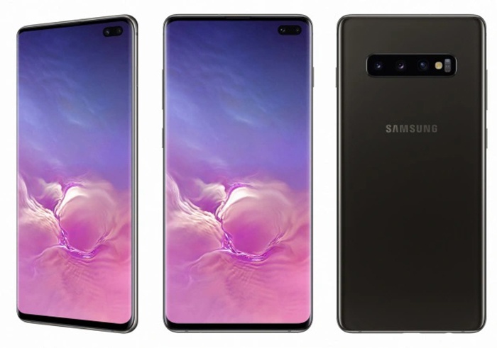 Samsung depan dan belakang Galaxy S10 Plus