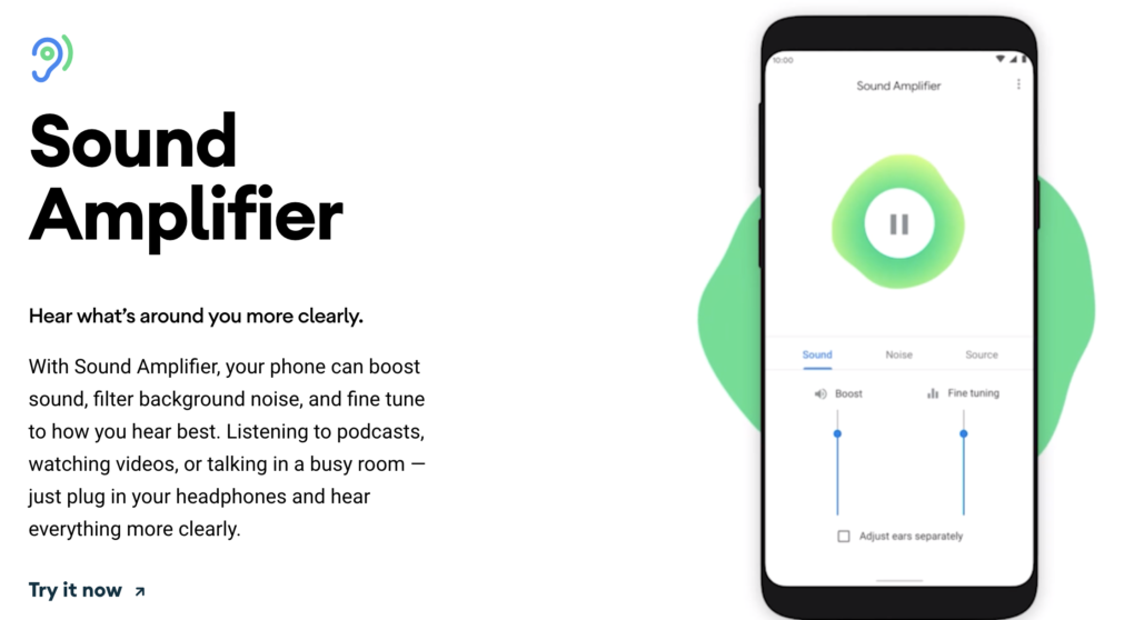 Android 10 Penguat Suara