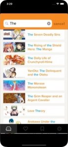 Manga oleh layar Crunchyroll